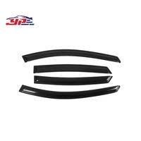 YOUPEI Auto Parts Weather Shield Ventana Lluvia Viseras Gutter Vent Guard Deflectores Protectores para Toyota Prius 2004-2009