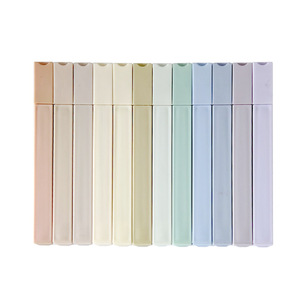 Bán buôn tùy chỉnh dễ thương nhiều màu Tô Sáng 12 màu Macaron màu tô sáng với biểu tượng tùy chỉnh - Product Image 1