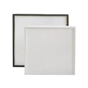 Custom 0.3 micron 99.99% h13 h14 U15 hepa air filter 2ft x 4ft with hospital grade for mushroom hepa laminar flow