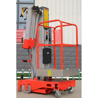 Ce 6m 8m10m pousser autour des ascenseurs verticaux en alliage d'aluminium plate-forme élévatrice électrique en aluminium