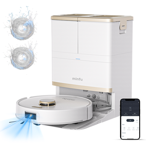 Robot Aspiradora y Mopa Ultra para Uso Doméstico, Limpieza en Seco y Húmedo, Depósito de Polvo Grande, 15Kpa, Autolimpieza - Product Image 1