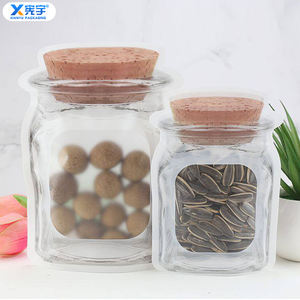 Bolsa de Plástico PE de Grado Alimenticio Personalizada y Colorida, Bolsa de Mylar a Prueba de Humedad con Ventana Mate para Almacenamiento de Alimentos, Dulces, Granos Secos - Product Image 2