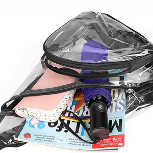 Sac de poitrine pour dames Mens Casual Daypacks Shoulder <span class=keywords><strong>Messenger</strong></span> pack <span class=keywords><strong>Clear</strong></span> PVC Sling Backpack Sacs de poitrine transparents - Product Image 5