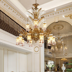 Lámpara Colgante <span class=keywords><strong>de</strong></span> Cristal Estilo Europeo Clásico con Adorno <span class=keywords><strong>de</strong></span> <span class=keywords><strong>Cupido</strong></span>, Estilo Turco Vintage <span class=keywords><strong>de</strong></span> Lujo con Acabado Dorado - Product Image 2