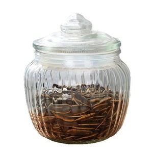 Thickened Glass Airtight <b>Jar</b> Large Capacity Cylinder Shape Solid Color With Plastic Lid For <b>Pickling</b> Storage Household Use - Product Image 5