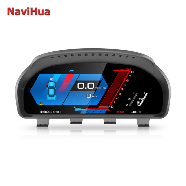 Navihua Auto Meter LCD Digital Cluster Dashboard Speedometer Gauge Auto Cockpit for BMW 5 6 7 X3 X4 X5 X6 F10 F12 F25 F26 F15