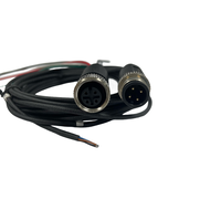 IP67 étanche M8/M12 6 broches mâle femelle prise avec 22AWG fil 1m 3m 5m câble pour équipement d'automatisation