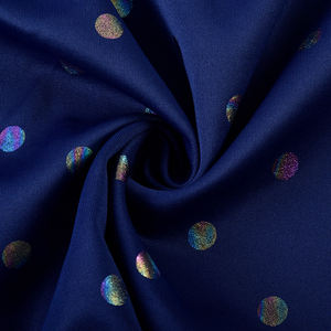 تصميم جديد لعام 2025: أقمشة محبوكة ثقيلة الوزن 220 سم 350 جرام/متر مربع مع طباعة ذهبية للملابس - Product Image 1