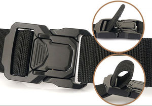 Yeni varış 3.8cm moda naylon esnek kemer erkek bel kemerleri rahat açık dayanıklı elastik dokuma taktik kemer - Product Image 2