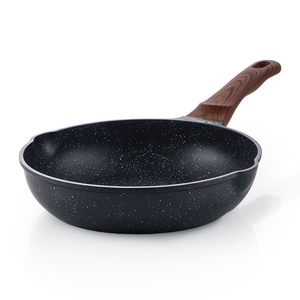 RAF <strong>R</strong>.5452 Multipurpose Skillet 24 cm Aluminum Speckled Nonstick Pan Open Flame Induction Compatible for Family Meals and Frying - Product Image 3
