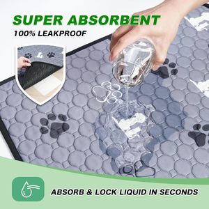 Venta al por mayor de almohadillas para orinar de mascotas lavables, antideslizantes, ecológicas, reutilizables, impermeables, transpirables, almohadillas de entrenamiento para cachorros y perros - Product Image 2