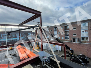 Mini Spider Crane 1.5 Ton bensin elektrik Dual-Power Mesin Honda mesin Koop ponsel Spider Crane - Product Image 4