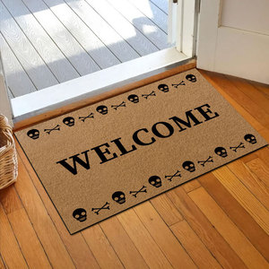 Paillasson d'Halloween Cangming en imitation fibre de coco, 30x48 pouces, imperméable, pour porte d'entrée, tapis décoratif pour entrée - Product Image 3