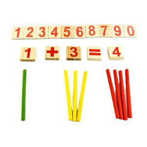 Juguetes Educativos de madera para niños, palo Digital Montessori, ayuda para enseñanza, matemáticas, aprendizaje - Product Image 2