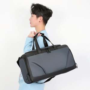 Sacs à bandoulière de week-end imperméables de grande taille populaires et personnalisés, sac de sport élégant, stock local pour unisexe - Product Image 6