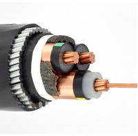 240 mm2 XLPE-isoliertes Hochspannung kabel mit gepanzertem Kupfer leiter aus Stahlband 240 mm2 verse iltes Kupfer band