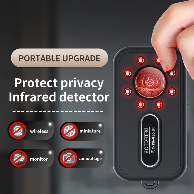 Hot Sale ABS Material RF Signal Detector Hidden Camera Anti-Spy Device