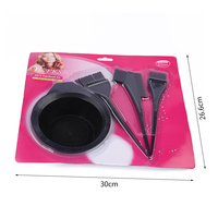 Vente directe d'usine, kit de coloration capillaire professionnel pour salon de coiffure à domicile, bol de mélange et pinceau