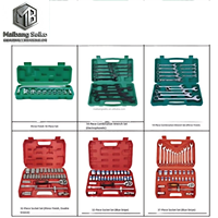Boîte à outils de réparation professionnelle de 146 pièces, kit d'outils à main avec étui souple, outils combinés en acier au carbone OEM, garantie d'un an