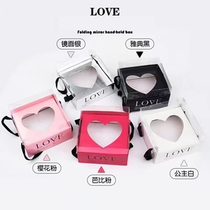 Scatole Regalo <span class=keywords><strong>in</strong></span> Carta Kraft all'Ingrosso con Stampa, Scatole Quadrate Artigianali per Bouquet di Fiori per Negozi di Fiori - Product Image 6