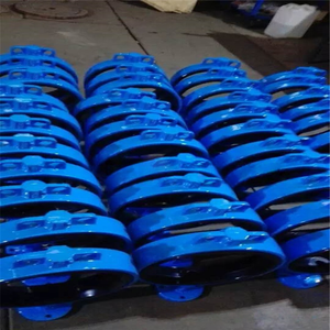 Vanne papillon manuelle à turbine, bride en PTFE, caoutchouc, PVC, acier inoxydable, joint rigide, DN25-1200, <span class=keywords><strong>disque</strong></span> en acier inoxydable 304, vanne papillon - Product Image 3