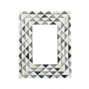 Bone Inlay Square Handmade Vertical Hanging Photo Frame Desktop Display Decorative Image Paintings Holder Certificate Frame BS - Product Image 2