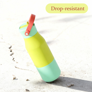 900ml Leak-proof Design 304 Stainless Steel Vacuum Insulated Water <b>Bottle</b> With Detachable Handle - Product Image 6