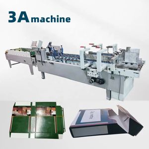 Máquina Automática para Plegar y Encolar Cajas Pequeñas 3ACQ-580E, Plegadora y Encoladora de Cajas de Cartón - Product Image 1