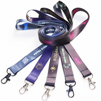 Porte-badge personnalisé Keepfly avec impression par sublimation, cordon en polyester avec logo