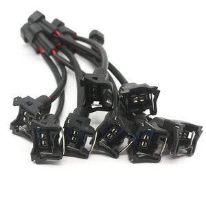 汽车用双向公母18AWG 15CM厘米喷油器电气线束插头适配器 - Product Image 2