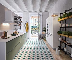 JINGSHUN - Mueble de Cocina Estilo Mediterráneo Azul, Juego Completo de Muebles de Madera Maciza, Fabricante de Muebles de Interior, Solución Integral - Product Image 4