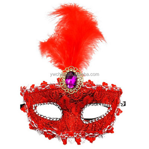 <span class=keywords><strong>Masque</strong></span> d'halloween à bout pointu, Patch diamant, plume, dentelle, demi-visage, <span class=keywords><strong>masque</strong></span> <span class=keywords><strong>pour</strong></span> <span class=keywords><strong>les</strong></span> <span class=keywords><strong>yeux</strong></span> - Product Image 3