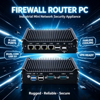 Routeur VPN industriel haute fiabilité 4x2.5G N100 N150 N305 pour pare-feu, passerelle, hôtel, café, restaurant, Wi-Fi client et calcul en périphérie