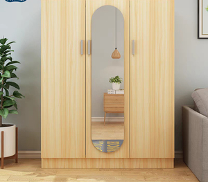 Mini arche de divination en bois, dernière version, deux faces, vrai petit placard à 2 portes avec miroir coulissant - Product Image 4