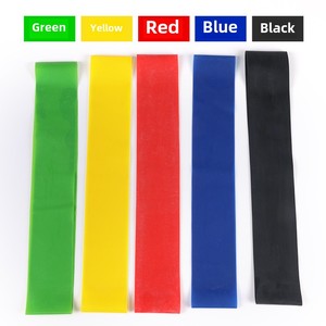 TPE Set tali latihan resistensi <span class=keywords><strong>Loop</strong></span>, cincin Squat tarik tarik elastis untuk peralatan latihan Yoga kebugaran bisbol - Product Image 5