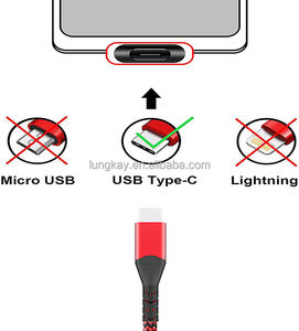 Fast-Charging 3A Nylon Braided USB2.0A Male to TYPE C Male Mobile Phone <b>Cable</b> Computer Data Transmission <b>Cable</b> - Product Image 5
