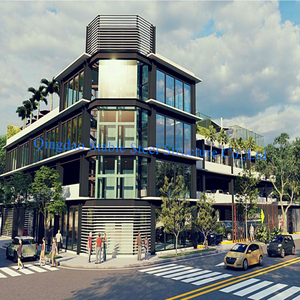 Structure en acier préfabriquée de haute qualité, entrepôt, atelier, bâtiment de bureau avec remise - Product Image 6