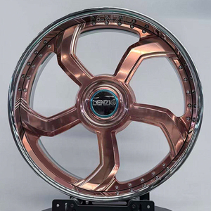ล้อฟอร์จขอบ 26 นิ้ว ล้อเว้าขอบ 5x114.3 ล้อฟอร์จ Rucci ล้ออเมริกันฟอร์ซสีโรสโกลด์ - Product Image 6