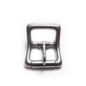 不锈钢卷舌滚扣西方马钉五金皮带狗项圈方扣 - Product Image 1
