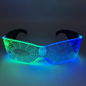 <span class=keywords><strong>Gafas</strong></span> Acrílicas Plegables, Protección <span class=keywords><strong>de</strong></span> <span class=keywords><strong>Seguridad</strong></span> Directa del Fabricante, Estilo Cyberpunk, LED <span class=keywords><strong>de</strong></span> Moda, Navidad, Año Nuevo, ÉXITO <span class=keywords><strong>DE</strong></span> VENTAS - Product Image 3