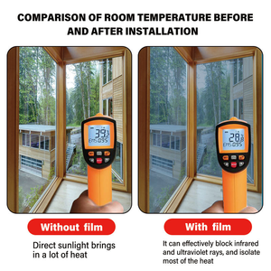 <span class=keywords><strong>Film</strong></span> miroir unidirectionnel anti-UV 99 %, isolation thermique, anti-explosion, <span class=keywords><strong>film</strong></span> teinté pour la confidentialité, auto-adhésif pour vitres <span class=keywords><strong>de</strong></span> maison - Product Image 4