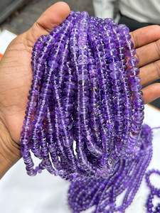 Cuentas de piedra con forma Baati de amatista natural de la mejor calidad disponibles a precios de mayorista para venta de exportación - Product Image 6