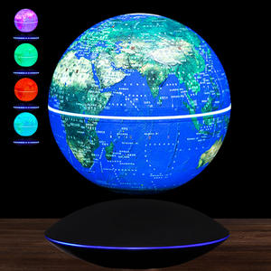 Globo Terráqueo UFO de 6 Pulgadas con Levitación Magnética y Luz LED para Regalo y Recuerdo - Product Image 1