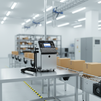 Printer Inkjet Otomatis Multifungsi Resolusi Tinggi 2400 DPI Terbaik Baru untuk Pencetakan Kulit, Flex, Bill, dan Telur 520m/menit