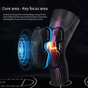 Genouillères de sport pour le basketball, protection anti-collision en éponge alvéolée, épaisses, souples, légères, respirantes, en spandex, pour l'été - Product Image 3