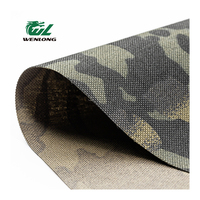 Tissu Oxford camouflage imperméable enduit PU 1000D imprimé RTS, 100% polyester, Cordura ATY noir, bagages pour filles CP