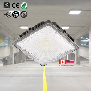 ไฟส่องสว่างแบบ LED สำหรับติดตั้งภายนอกอาคาร รุ่น J-Box Mount สำหรับร้านสะดวกซื้อ ขนาด 27W 40W 60W 120W มาตรฐาน IP65 ให้ความสว่าง 150LM/W ได้รับการรับรอง UL FCC มุมกระจายแสง 180 องศา - Product Image 1