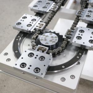 Hochwertige Edelstahl-Kreisführungsschiene mit Lager für Förderlinien-Kettenantrieb QinGong V25 Modell - Product Image 6