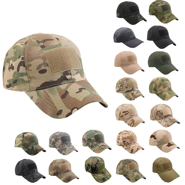 Wholesale Gorra Gorras De Beisbol Deportivas Custom Snapback Baseball Sport Cap Camo Tactical Cap