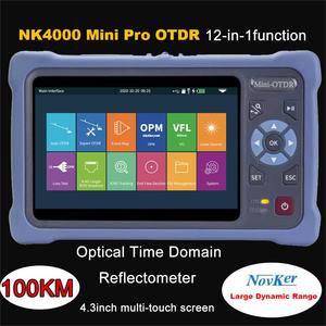 Máy phản xạ thời gian miền quang (OTDR) mini chuyên nghiệp UPS DHL Original Novker NK4000D NK4000 26/24dB 12 trong 1, kiểm tra sợi quang hoạt động trực tiếp - Product Image 2